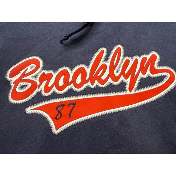 Phys Sci Brooklyn 87 hoodie sweater mens 2XL long sleeve blue - Picture 3 of 12
